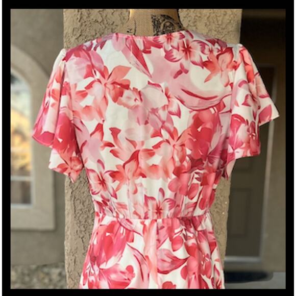 Petal and Pup Pink floral Ramsey Maxi Dress Size L - Picture 6 of 12